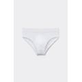 slip cotone con elastico a vista uomo bianco taglia 4