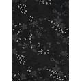felpa donna leggera grafica floreale con zip e cappuccio black animal-flower allover donna small
