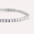 bracciale tennis silver elegance argento rodiato cubic zirconia collezione silver elegance bianco