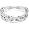 bracciale rigido hyperbola taglio misto infinito bianco placcato rodio l