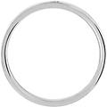 fede comoda squadrata 2. 5 mm oro bianco diamante collezione fede tradizionale 750/1000 oro bianco