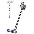 v8 advanced aspirapolvere a bastone 2 in 1 batteria secco senza sacchetto nichel argento