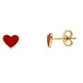 orecchini cuore oro giallo gl101294