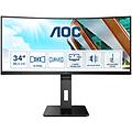 monitor curvo 34 led va 21 9 qhd 1ms 300 cdm hdmi/dp multimediale cu34p2a