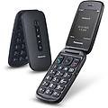 telefono cellulare pieghevole kx-tu550exb per anziani 4g 2 8 nero