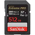 scheda sd sdsdxep-512g-gn4in 512 gb sdxc uhs-ii 280 mb/s v60 nero