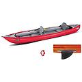 canoa gonfiabile thaya rossa con pinna 045500-r (5c/11c)