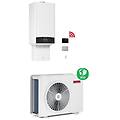 genus one hybryd net r-32 24/50 kw completa di kit scarico fumi caldaia a condensazione con pompa di