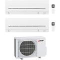climatizzatore dualsplit linea plus msz-ap 7000 + 7000 btu con mxz-2f42vf4 inverter r-32 wi-fi