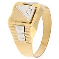 anello uomo oro giallo bianco gl101281