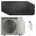 condizionatore stylish total black quadri split 7000+9000+9000+12000 btu inverter a++ wifi