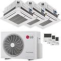 condizionatore cassetta 4 vie ct trial split 9000+9000+12000 btu inverter a+++ unità esterna