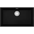 lkq13086bin integra 130 lavello keratek 1 vasca 76 cm nero