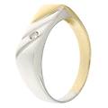 gioielleria lucchese oro - anello uomo oro giallo bianco gl100373