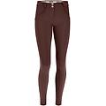pantaloni push up wr. up skinny traspiranti bioattivi french roast donna xxs