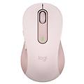 signature m650 l mouse wireless full size rosa