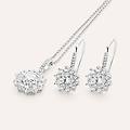 orecchini pendenti silver elegance argento bianco cubic zirconia collezione silver elegance bianco