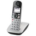 telefono kx-tge510gs dect wireless vivavoce display 1. 8 nero argento