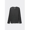maglia a manica lunga in modal premium soft technology uomo grigio taglia s