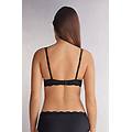 reggiseno push-up bellissima frou frou romance donna nero taglia 1b