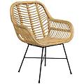 - sedia in rattan beige canora