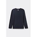 maglia a manica lunga in modal cashmere uomo blu taglia l