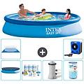 - piscina fuori terra in giro 366x76 cm blu include accessori coordinati a605