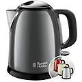 bollitore elettrico piccolo 1 0 l 2400w acciaio inox color grigio funzione di ebollizione rapida