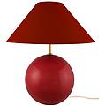 lampada da tavolo iris rosso scuro altezza 39 cm