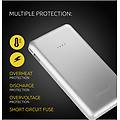 power bank universale 10000mah silver