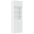 - mobile portaoggetti bianco 70x42 5x225 cm in truciolato