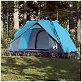- tenda a cupola da campeggio 2 persone blu a rilascio rapido