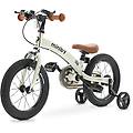miniby bicicletta per bambini da 14 pollici 3 in 1 crema