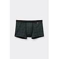 boxer cotone superior stampa check blu/verde uomo verde taglia 6