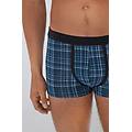 boxer in cotone elasticizzato stampato uomo blu tamaño xxl