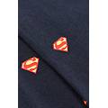 calze corte in cotone dc comics superman uomo blu taglia 42-43