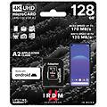 microsd irdm by 128gb uhs i u3 a2 + adapter