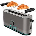 tostapane verticale in acciaio con fessura lunga shine&toast extra. 1050w capacità per 2