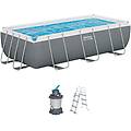 piscina fuori terra steel pro max 404x201x100 cm con pompa e scaletta