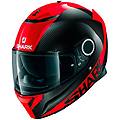 casco spartan carbon 1. 2 carbon skin carbon / rosso / rosso nero rosso carbonio m