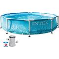 piscina fuori terra rotonda metal frame dim. 305 x 76 cm litri 4485 con
