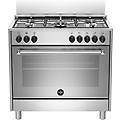 americana amn965exv-24 cucina a gas 5 fuochi forno elettrico multifunzione 117 litri acciaio