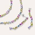 bracciale silver rainbow argento rodiato cubic zirconia collezione silver rainbow bianco