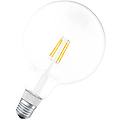 lampadina smart smt208568bt led filamento e27 globo metallo oro luce calda 6w= 650 lm (equiv 50 w)