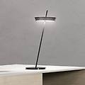 lampada led da tavolo ricaricabile mahina nera altezza 36 cm metallo cct