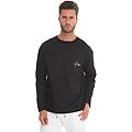 t-shirt manica lunga girocollo nero