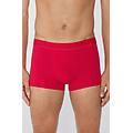 boxer in cotone organico cuciture a contrasto con logo uomo rosso tama&ntilde;o xxl