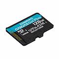 scheda di memoria micro sd con adattatore canvas go! plus 128 gb
