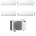 climatizzatore quadri split msz-bt vgk 9+12+12+18 con mxz-4f80vf inverter r-32 wi-fi classe a++