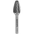 - fresa per metallo hm tipo f (ogivale arrotondata) 16 x 25 mm gambo 6 x 45 mm